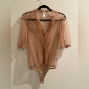 FLEUR DU MAL Blush Bodysuit